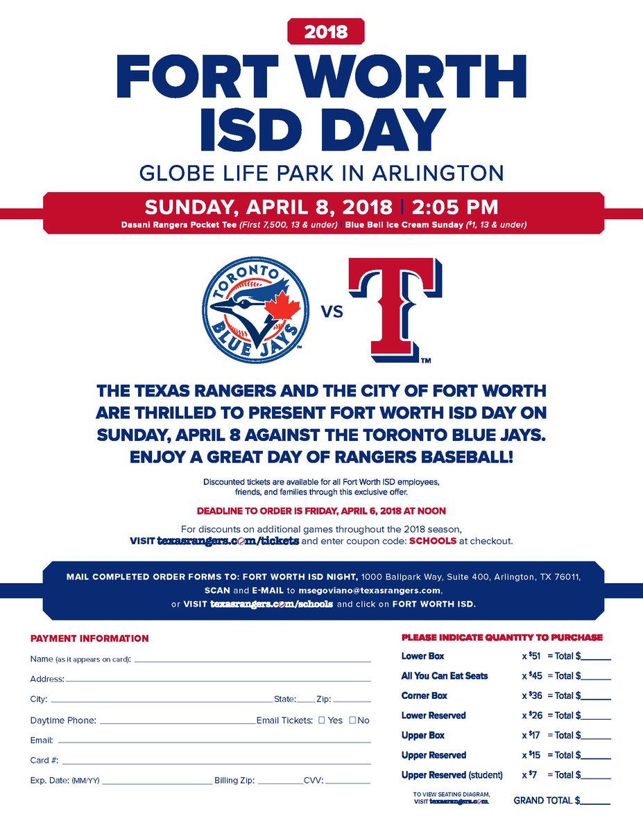mcchsfw's tweet photo. @FortWorth_ISD Day at Texas @Rangers on April 8th #SharksWithDegrees #TCCNorthWest https://t.co/FxIdYixIy7