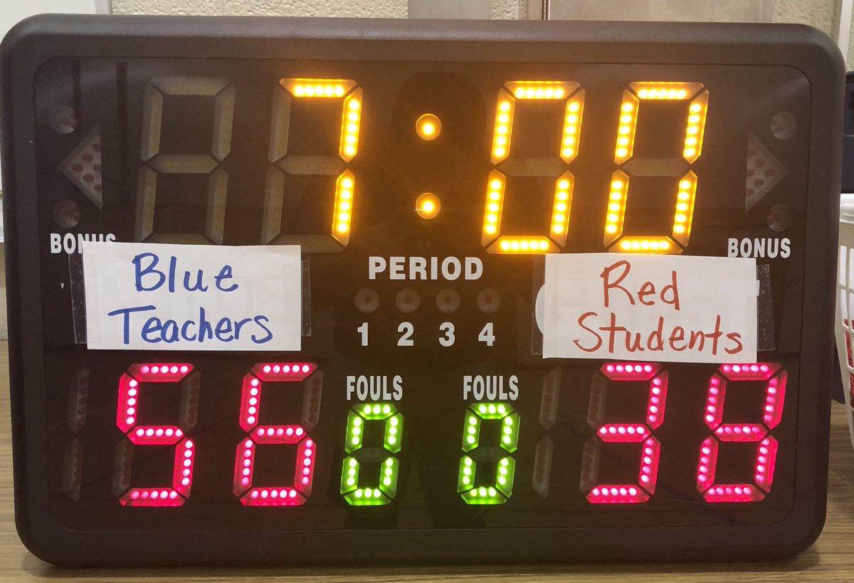 MrMambucaPRMS's tweet photo. @PRMPanthers Teachers take the W for the 4th year in a row!!! #Hoops4Heart #TeachersVsStudents #AmericanHeartAssociation https://t.co/Ig9Qyu3Df6