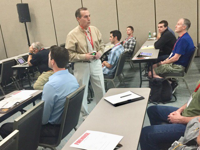 FirehouseNews's tweet image. John Cagno, retired battalion chief from the North Providence, RI Fire Dept., told attendees at #FHWorld18 that they need to prepare for the unexpected to survive. firehouse.com/20995270 #firefighter