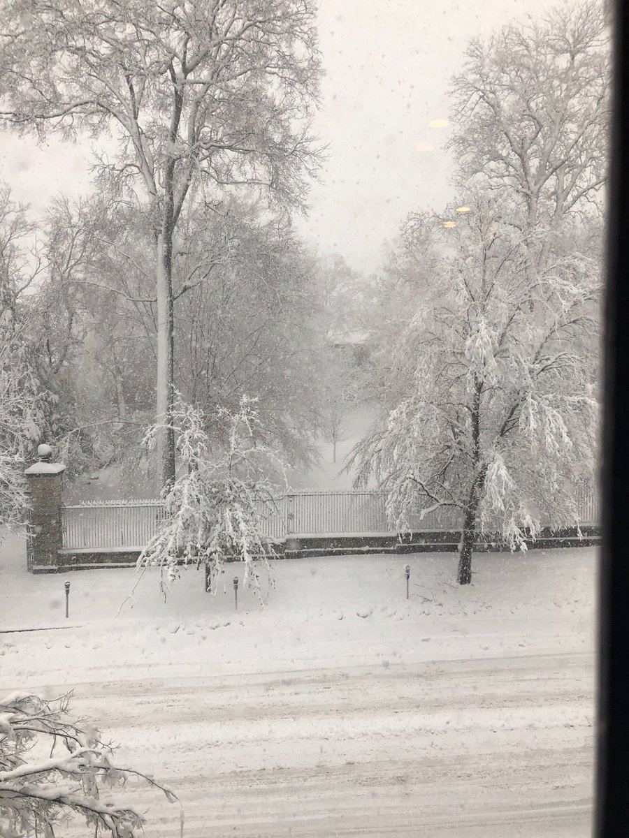 PrincetonTour's tweet photo. During the storm #Princeton #FirstCapitol #SnowStorm https://t.co/qMAXRv3edN