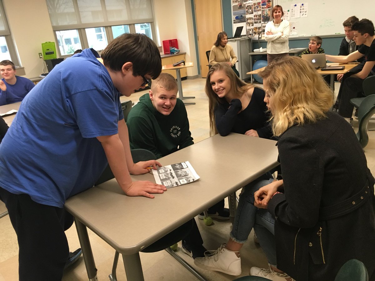 ihartlatin's tweet photo. Latin V kids sharing their Aesop fables with Pilgrim students. https://t.co/gjIetJ98p8