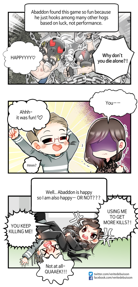 veritedebuisson's tweet photo. Veritewatch Ep. 17: Comics on revealing Abaddon's secret hobbies (1)
What kinds of custom games do you like the most? (I like a widow / mccree headshot mode :D)
#Veritewatch #Overwatch @PlayOverwatch #Roadhog #Customgame #Deathmatch #HappySwissGuy @AbaddonOW #IamAbitTilted https://t.co/JmQLQA1E2F
