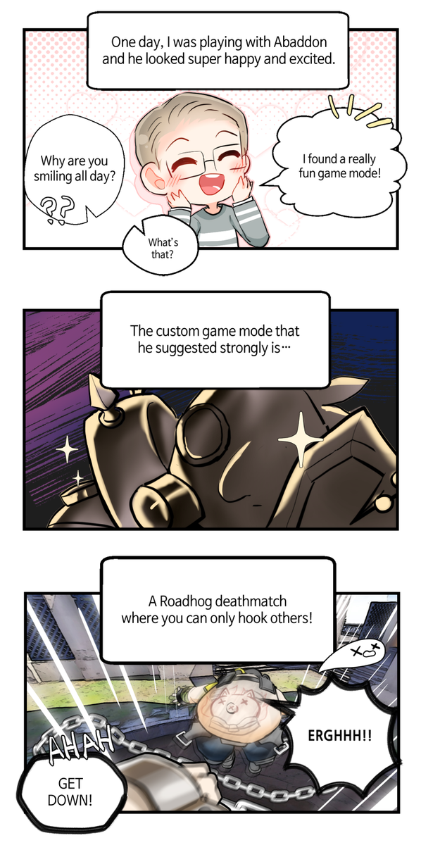 veritedebuisson's tweet photo. Veritewatch Ep. 17: Comics on revealing Abaddon's secret hobbies (1)
What kinds of custom games do you like the most? (I like a widow / mccree headshot mode :D)
#Veritewatch #Overwatch @PlayOverwatch #Roadhog #Customgame #Deathmatch #HappySwissGuy @AbaddonOW #IamAbitTilted https://t.co/JmQLQA1E2F