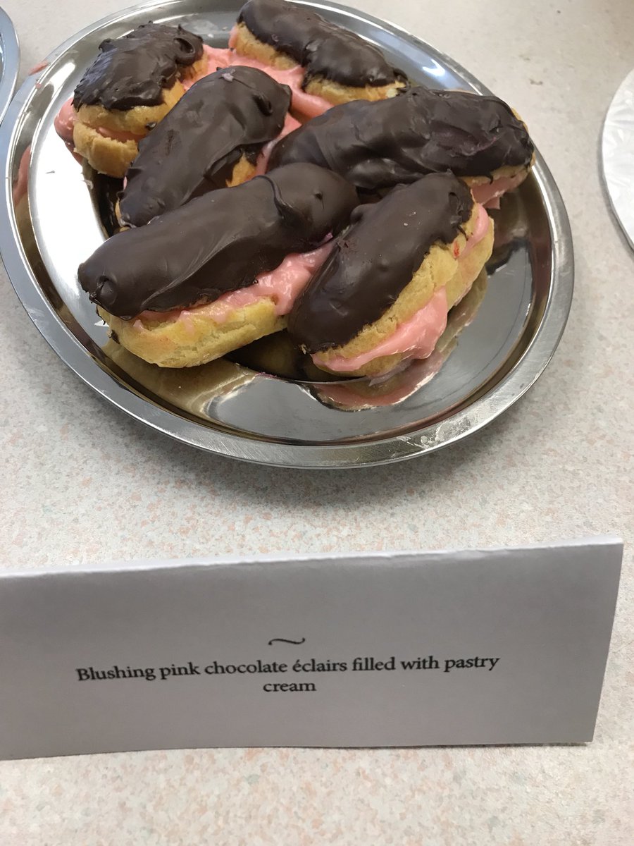 HospitalityBMHS's tweet photo. Beautiful work today by all students taking part in the Baking Qualifying Competition for Skills! Great job, Maddie and congratulations to the student from Nantyr!! https://t.co/y2sZfC7H0G