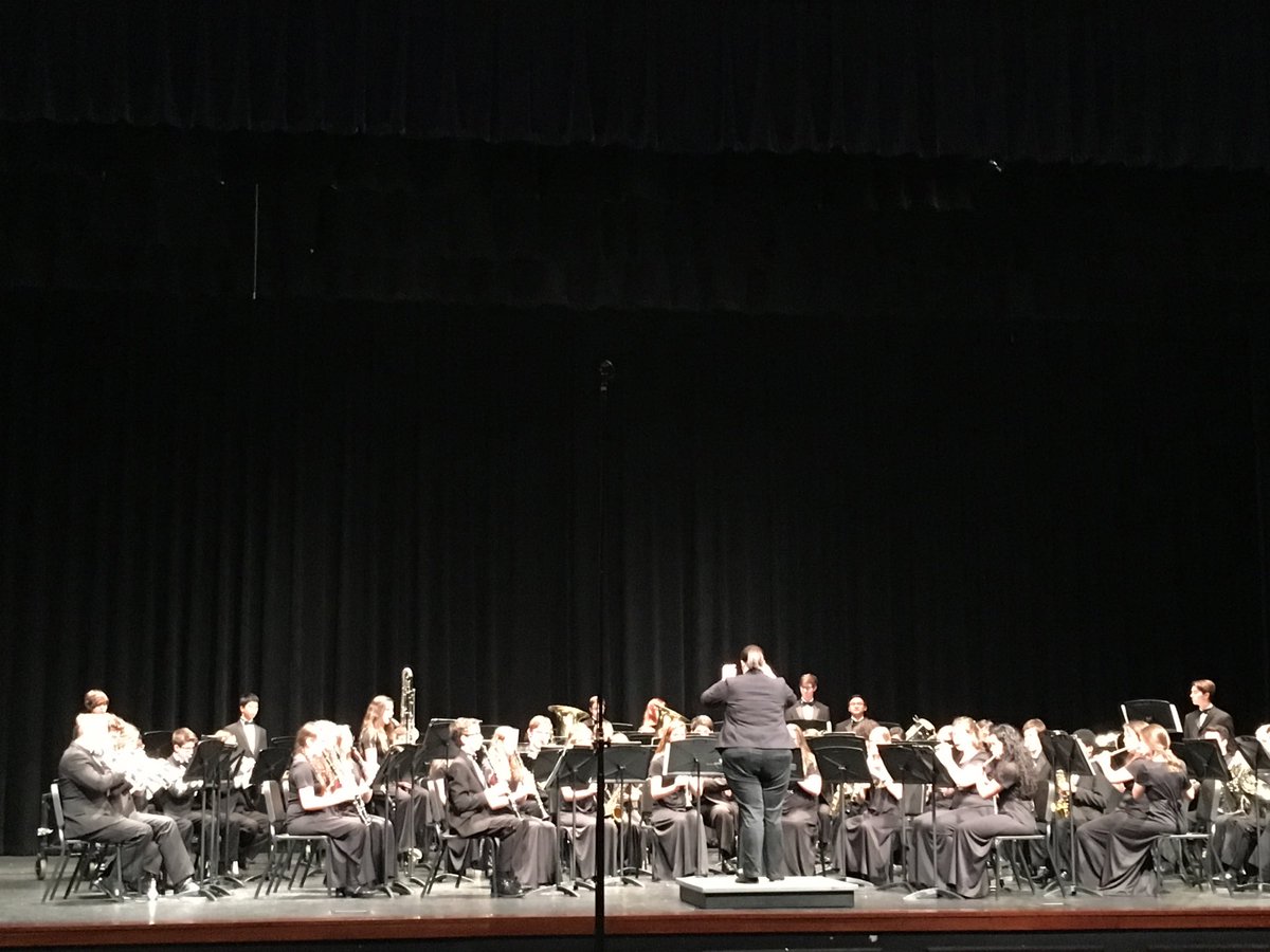 ldmanis's tweet photo. @BobJonesHSBand Wind Ensemble just took the stage at MPA. Sounding great today!! Love these students! ❤️💙 https://t.co/sxLSQa5NtF