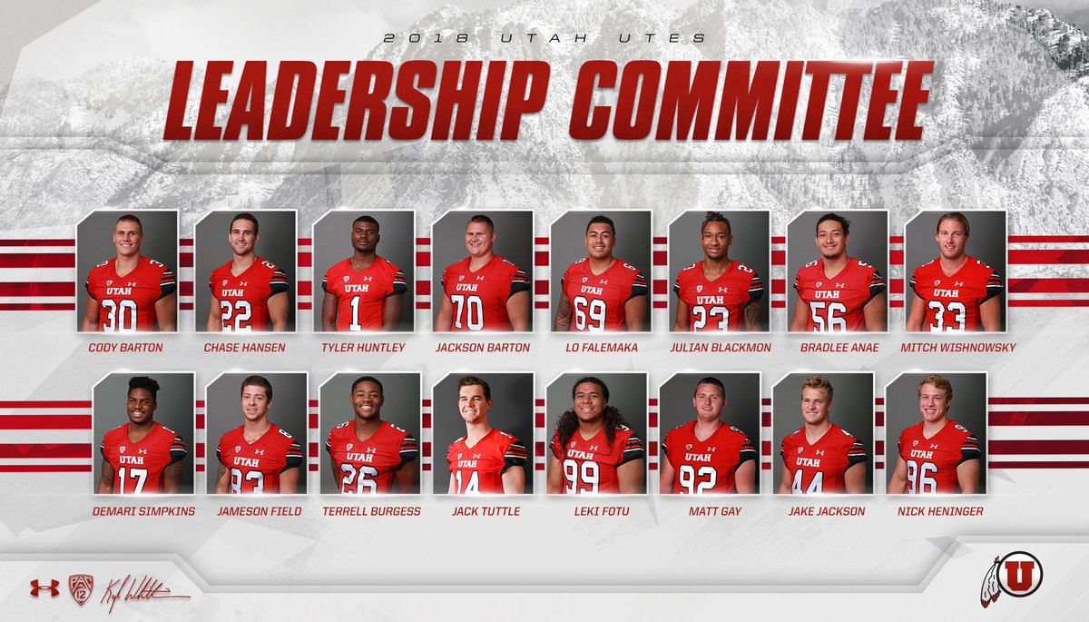 Utah_Football's tweet photo. Your 2018 Spring Leadership Committee: https://t.co/BnrXhSZOHl