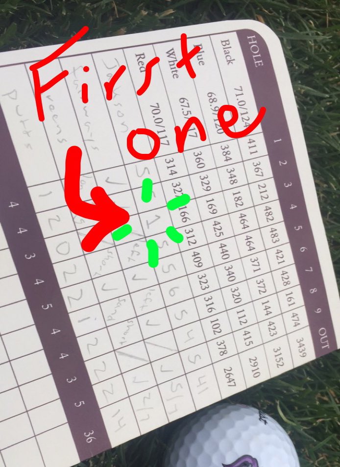 ZellerJackson's tweet photo. First tweet might as well be a shoutout to the awesome time I had golfing today with my first Hole-in-1! https://t.co/JsC5IkOBOp