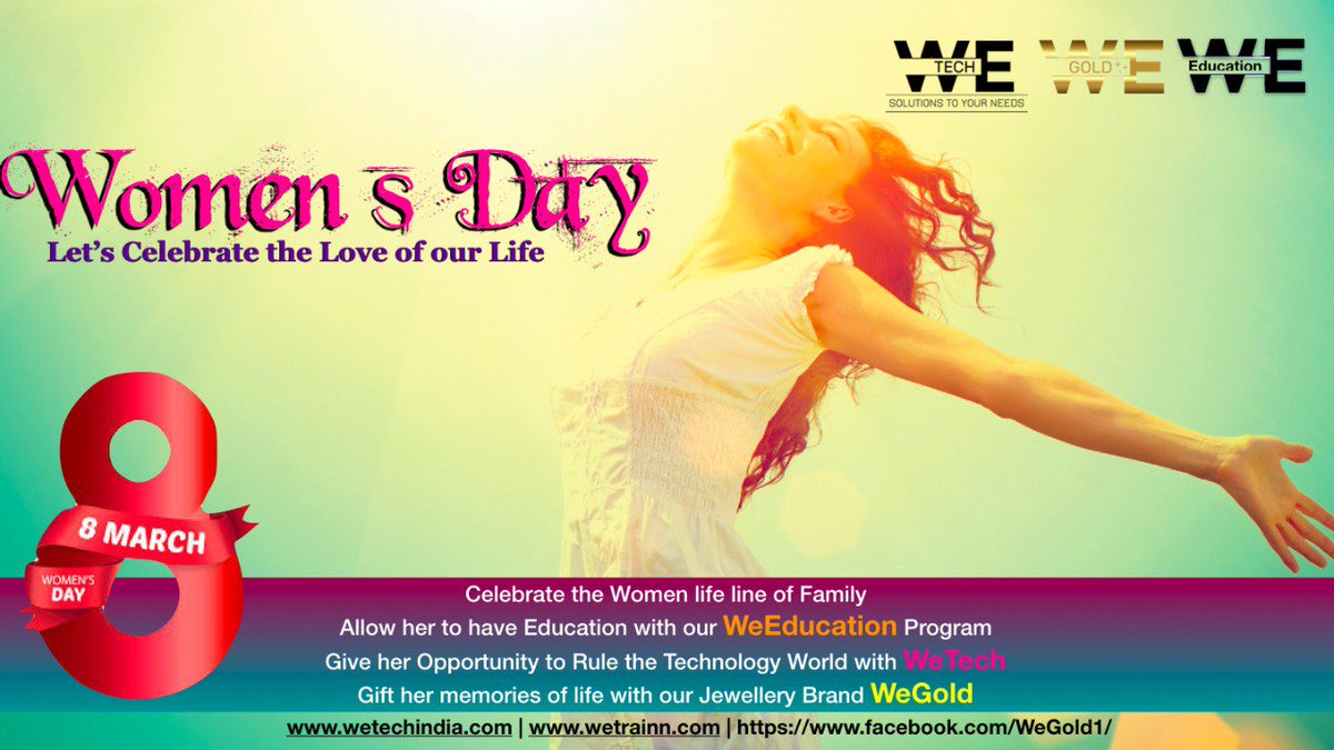 WeEducation7's tweet photo. Without you the world is incomplete,
Without you the heart feels empty,
Let the world blossom with your smile. The way you have always done!
Happy_womens_Day
@wetechsys @yogeshmaid @SinhgadCollege @viit_pune @dktestei @MinakshiDhamale @Sanjivani_Group @IBMIndiaJobs https://t.co/cjb1rtE0pB