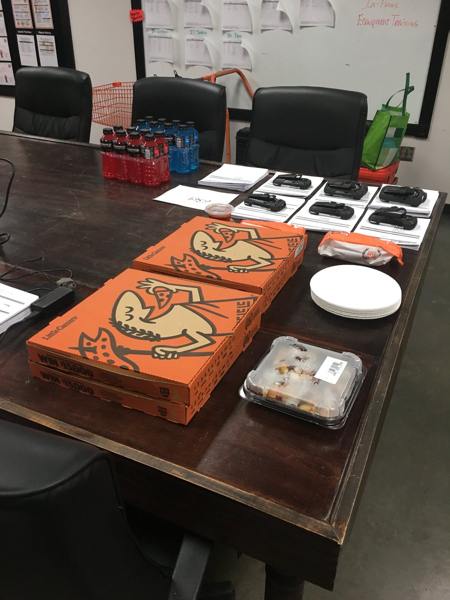 I don’t know about you, but a team that works hard should eat well!  D8 A Team is ready to pounce on some pizza and watch the Q1 broadcast. <a href="/BCoccoMET/">Bill Cocco</a> <a href="/HartleyDouglas/">Doug Hartley</a> <a href="/SarahFarrellTHD/">Sarah Farrell</a>
