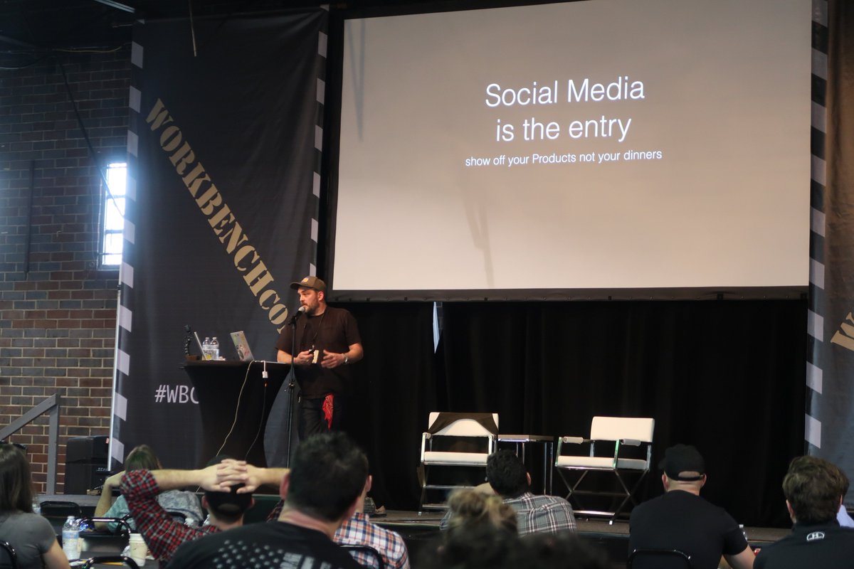 MarkThomasBldr's tweet photo. If you missed @WorkbenchCon here's a little video recap of the event... https://t.co/aISVlN0mKC  #wbcmaker https://t.co/4BIN8R2nuP