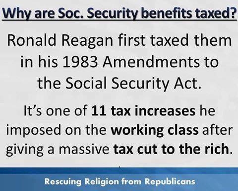 Ever wonder why your Social Security checks are taxed?
