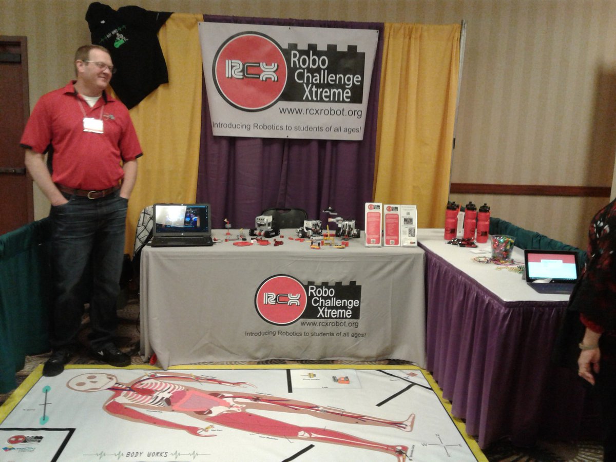 RCXrobot's tweet photo. Thx robo challenge extreme st the KYSTE conference. #bodyworks #KySTE18 #rcxrobochallengextreme https://t.co/OjMIbLXh88