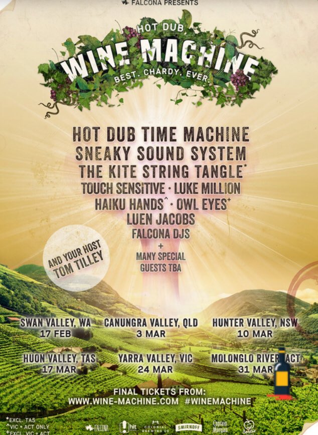 Heading to the hunter valley today!!!