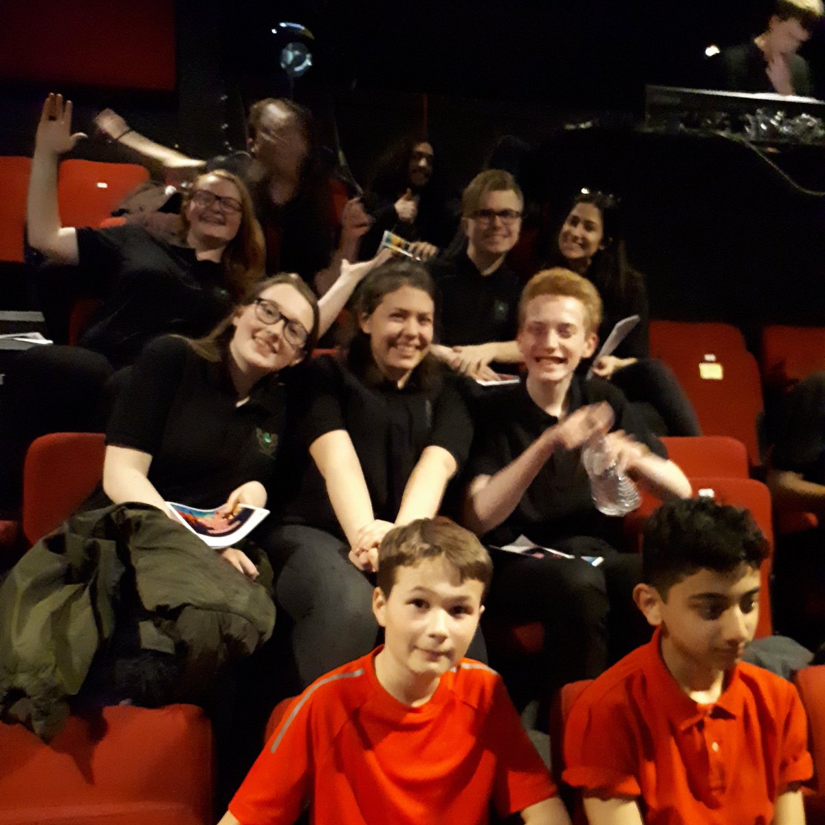 highlandsarts1's tweet photo. Chilling in the audience at the Millfield. https://t.co/DZRlVmDZRv