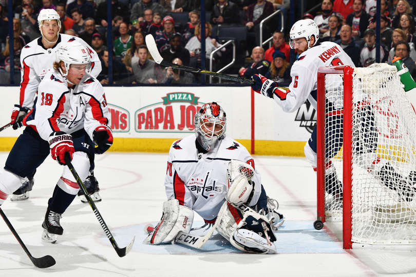 NHLCapitalsFan's tweet photo. Braden Holtby has been pulled in three of the Caps last six games. Barry Trotz says Philipp Grubauer may … https://t.co/td0ee3YQ7o #Capitals https://t.co/NuMq5QgfPC