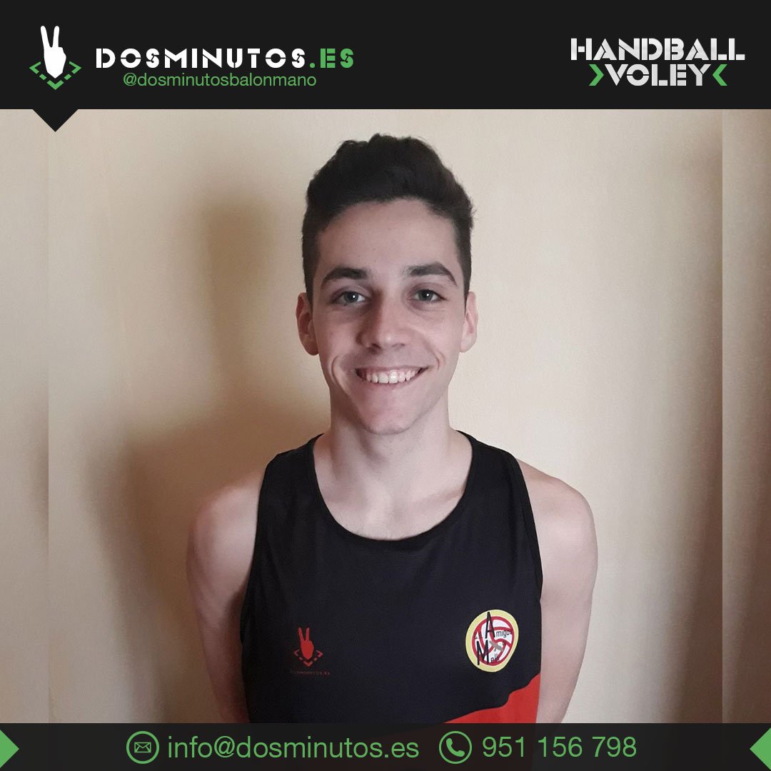 Dosminutosbalon's tweet photo. #JugadorDelDia 🤾♂️
David Hernández jugador del @AMTeamAlmeria, se le distingue su gran capacidad de salto.
https://t.co/ZMPKYcPEqN
#2mFans #2mPromo #handball #balonmano #handbol #voley #balonmanomalaga https://t.co/zBAa9pdN7i