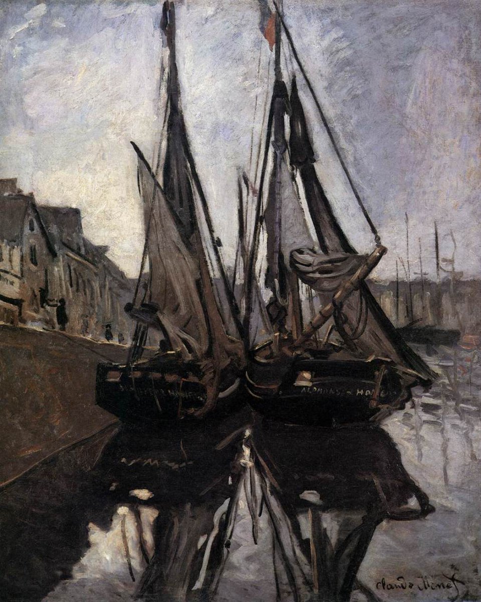 Fishing Boats in Honfleur by Claude Monet

#fishingboats
#claudemonet
#highseas
#oilpaintings
#sailingart