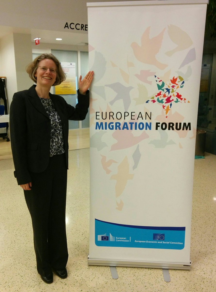 micheline_geog's tweet photo. Civil society actors discussed immigrant labor market integration at the European Migration Forum in Brussels. Thank you for an interesting meeting #EMF4 https://t.co/Sn9HhgROlY