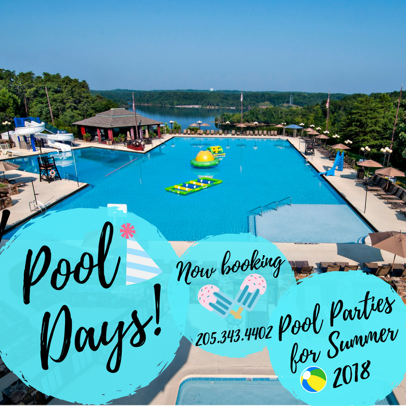 It's almost summer time and we are starting to book pool parties for the summer! Call today and plan yours, 205-343-4402!