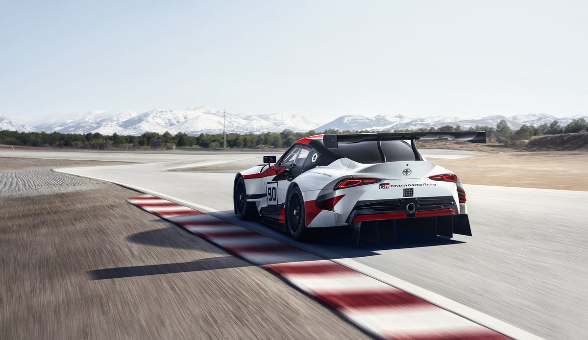 TopSpeedNation's tweet photo. So much buzz about the new @TOYOTA_GR Supra Race Car concept at 2018 @GimsSwiss … Finally is here! And because of us, the fanatical fans 😜💪🏻, it comes with a straight-6 engine! Who wants besides us? 👋🏻
#toyotasupra #supra #gazoo #gazooracing #GenevaMotorshow2018 https://t.co/ZuTMgjEs1k