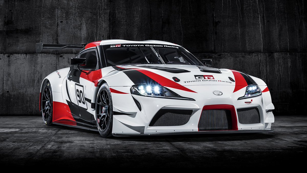 TopSpeedNation's tweet photo. So much buzz about the new @TOYOTA_GR Supra Race Car concept at 2018 @GimsSwiss … Finally is here! And because of us, the fanatical fans 😜💪🏻, it comes with a straight-6 engine! Who wants besides us? 👋🏻
#toyotasupra #supra #gazoo #gazooracing #GenevaMotorshow2018 https://t.co/ZuTMgjEs1k