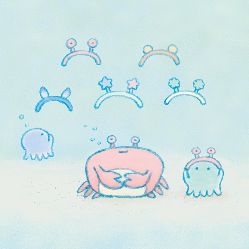 「いろんな生き物のぬいぐるみやイラストを作っています????
 #私の作品もっと沢」|よこみぞゆりのイラスト