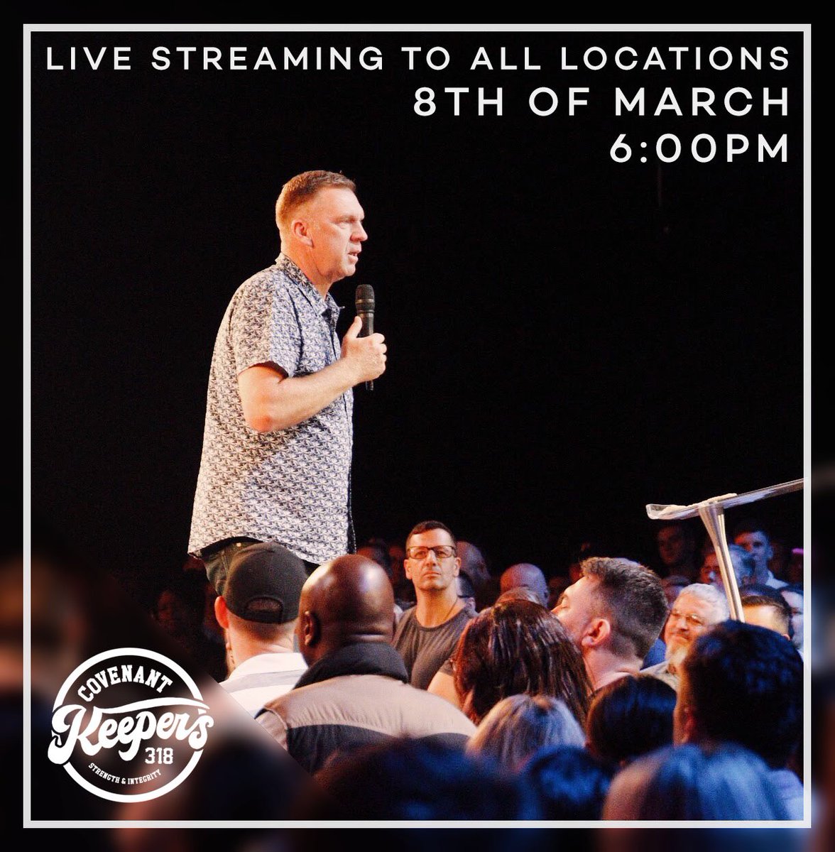 Strength + Integrity

We're excited for the first Covenant Keepers gathering TONIGHT!

Join us at 6pm at our West Location [Live streaming to ALL Locations] #enjoychurch #Ask2018 #changinglives