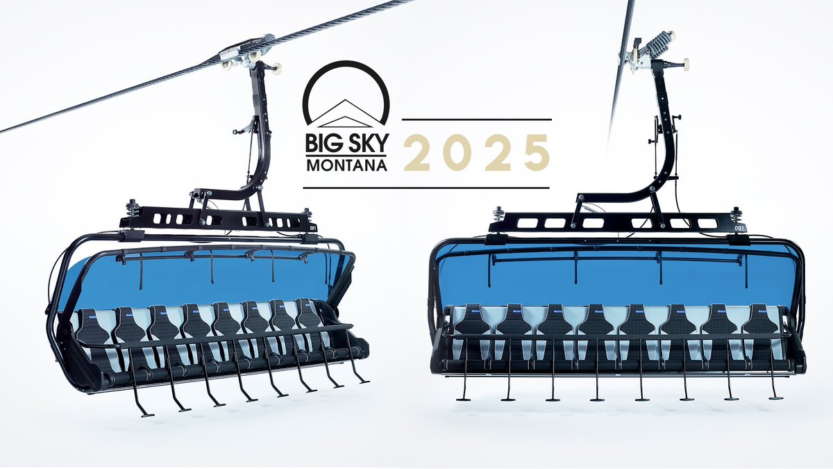 bigskyresort's tweet photo. Announcing North America's first high-speed, eight-seater. Coming to #BigSkyResort​ winter 2018. See the link for more details: https://t.co/Ssqtbih8NM https://t.co/wLwj31v9bq