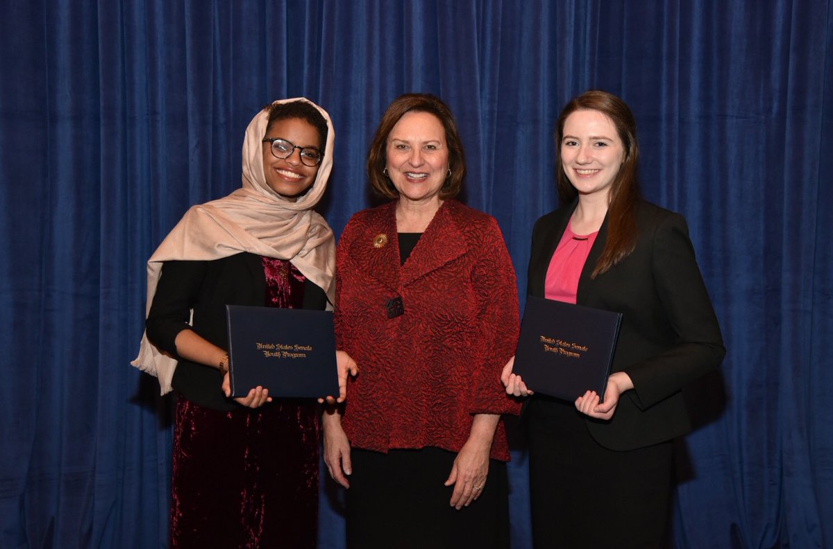 Senator Deb Fischer On Twitter So Much Fun Welcoming Lincoln Natives Nicole Fintel Bouthaina Ibrahim To The Senate Today They Are Ne S Delegates To The Senateyouth Program Girlpower Ussyp18 More On