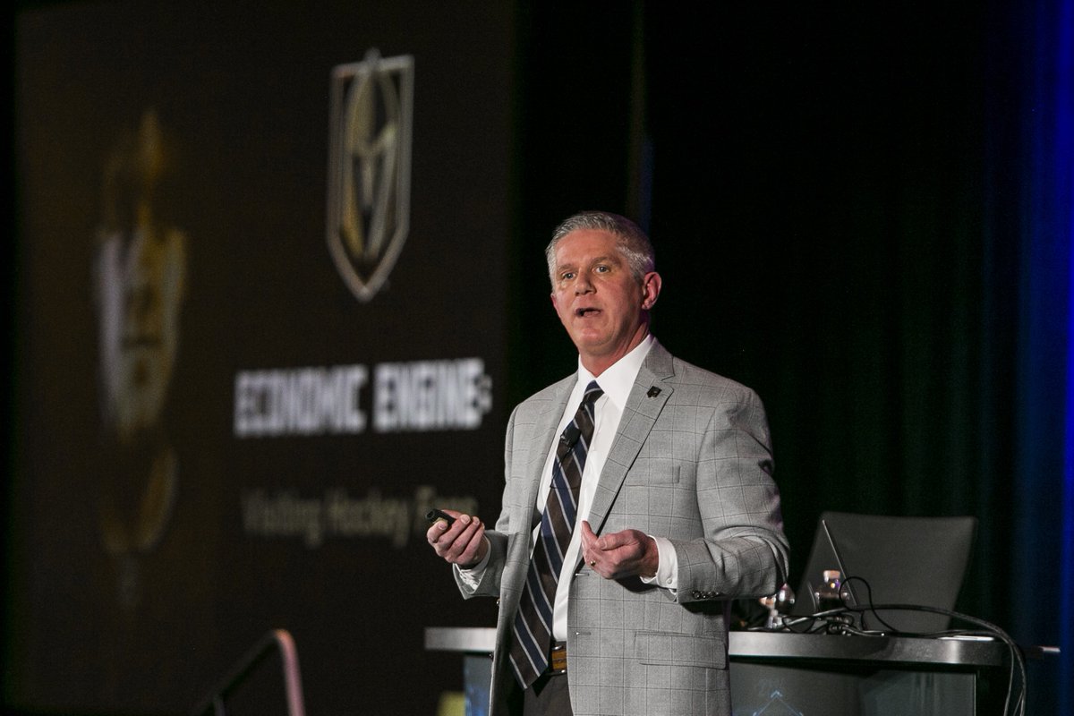 GamingLabsInt's tweet photo. Kerry Byblos, President of the Vegas Golden Knights, gave a very impactful and educational address as this years GLI Keynote Speaker. Go Knights Go! #GLIRT18 #GLI #GamingLabs #VegasGoldenKnights #VegasBorn #VegasStrong #nhl https://t.co/AnZxa8cSvw