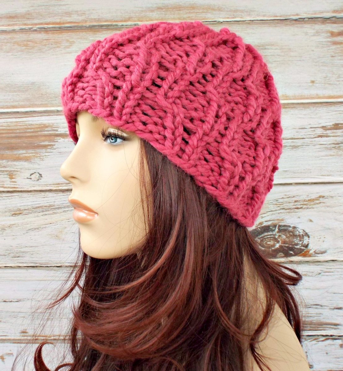 pixiebellshop's tweet photo. Raspberry Pink Cable Beanie Womens Hat - Amsterdam Cable Beanie - Pink Hat Pink Beanie Pink Knit Hat Womens Accessories Winter Hat https://t.co/X4sZlZIxTF #pixiebell #Etsy #KnitHat https://t.co/F3iagS9Lqf