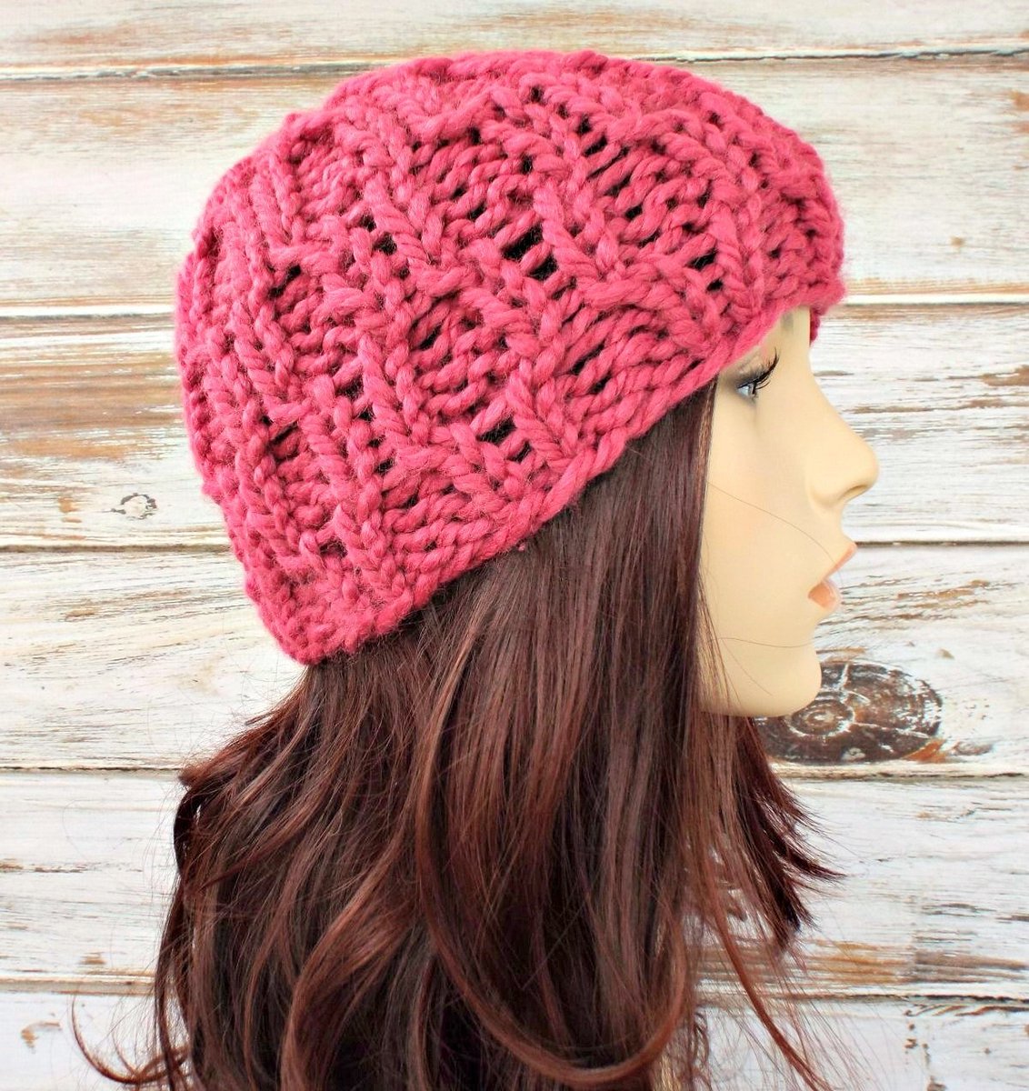 pixiebellshop's tweet photo. Raspberry Pink Cable Beanie Womens Hat - Amsterdam Cable Beanie - Pink Hat Pink Beanie Pink Knit Hat Womens Accessories Winter Hat https://t.co/X4sZlZIxTF #pixiebell #Etsy #KnitHat https://t.co/F3iagS9Lqf