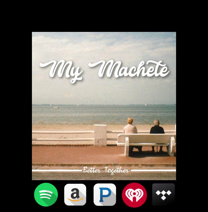 MyMacheteMusic's tweet photo. NOW AVAILABLE! You can now stream our new album “Better Together” on Spotify, iheart Radio, Pandora, Amazon &amp; YouTube! So crank it up in the car &amp; share with your friends &amp; family!
#spotify #youtube #pandora #amazon #iheartradio #newalbum #stream #bettertogether #mymachetemusic https://t.co/aozrDl4TfK