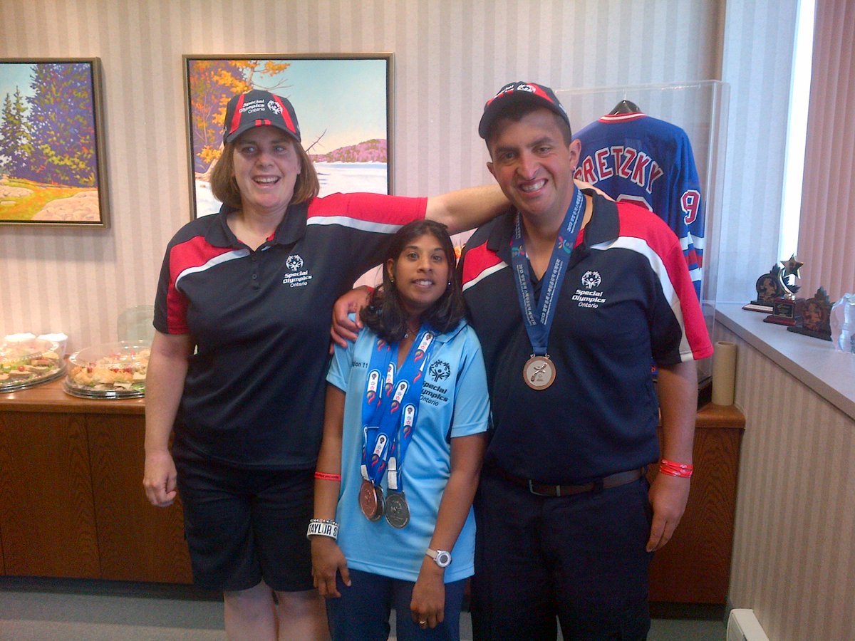 We are very proud of all #SpecialOlympics athletes ... they train hard, compete to the best of their ability-their medals are so well deserved! Win or lose, they have fun &amp; friendship. Pls show your support there's #NoGoodWay to use the R-word join the movement. Pls R/T