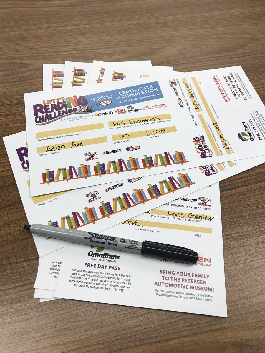 bethebookworm's tweet photo. Good news! Our library will receive a check from NASCAR for $2,0000 to buy some new books. We had 100% participation in Lefty's Reading Challenge. Every student is also receiving a race ticket for March 17th. #leftysreadingchallenge #newbooks #NASCAR https://t.co/xn1MK5yXId