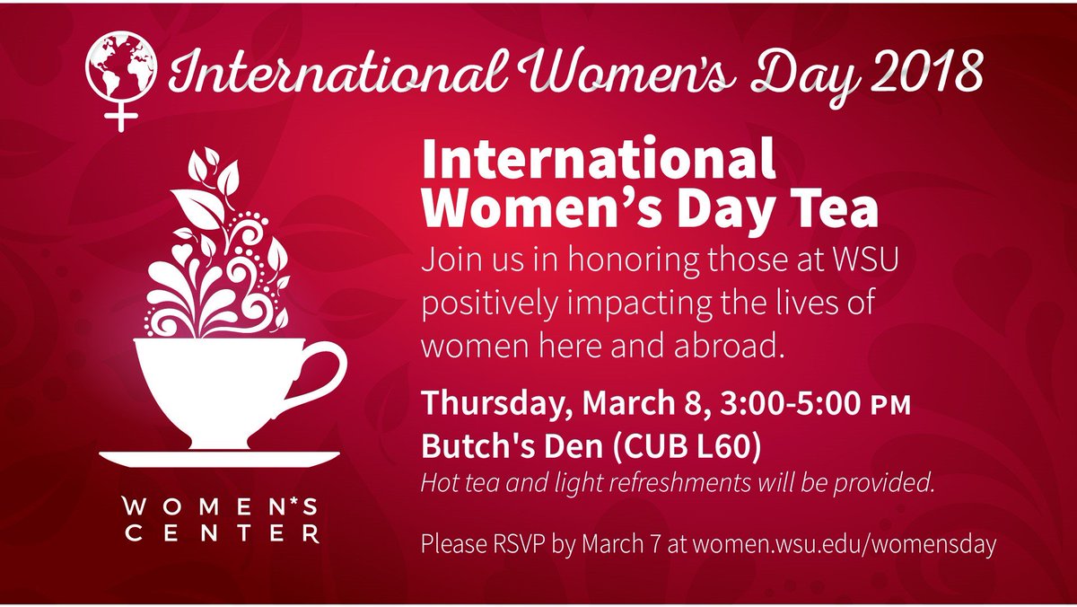 WSUDiversityEd's tweet image. Women's Week events!