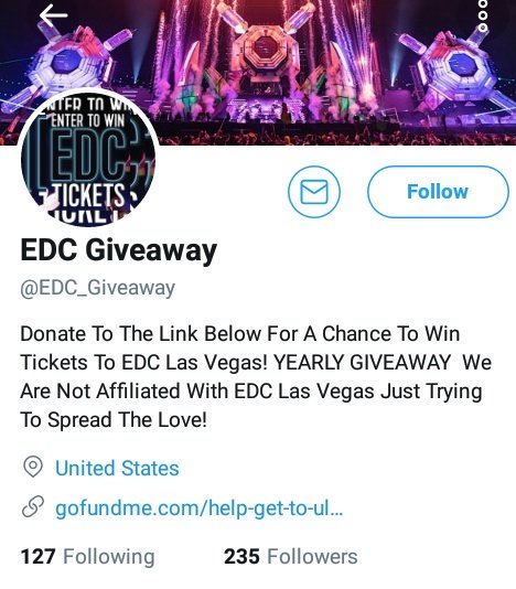 glassyrae's tweet photo. SHOUTOUT TO EDC Giveaway! Hopefully I get a chance to go to Vegas!! https://t.co/BoV9Bw6NuW