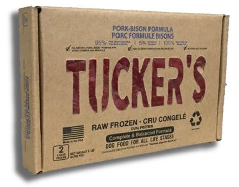 DogSitterMN's tweet photo. Dog food recall: Tucker’s Raw Frozen Dog Food Recall.  Raw Basics, LLC of Pleasant Prairie, Wisconsin, is recalling its Tucker’s Raw Frozen Pork-Bison Dog Food because it has the potential to be contaminated with Salmonella. https://t.co/lCpIFvFnyb #DogsOfTwitter #DogsOfNokomis https://t.co/Dk6I1ddk5s