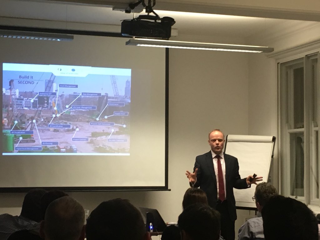 ScriptandGo_Ltd's tweet image. Rob Youster @BAMNuttall described the value of #bigdata, #smartdata, the role of predictive and prescriptive analytics obtained through #tablettechnology and revealed key insights into visionary #AEC tech @Qualityworld #conSIG