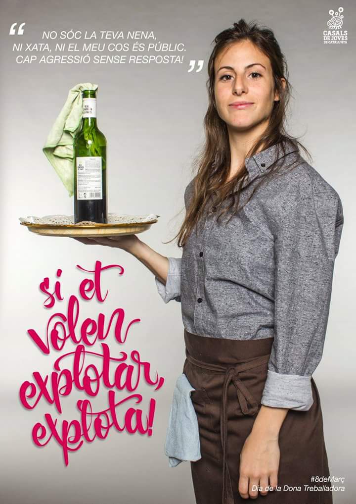 CasalsDeJoves's tweet photo. 💣 Si et volen explotar, explota! 💣

✋ Aquest #8M #EnsAturem!
💥 Ens plantem al curro, a casa, a les universitats, instituts i als comerços. 
🛠 Construïm la #VagaFeminista; perquè el patriarcat avança si no se'l combat! #8MExplota

https://t.co/rqKUMFYvEc https://t.co/CI52SDtdcP