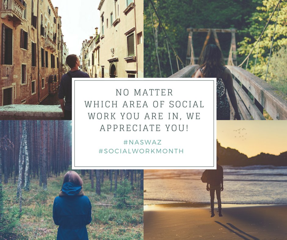 naswaz's tweet photo. Social Workers are all around us, in hospitals, schools, etc. advocating for those who need support advocating for themselves and those around them. Send a shout out to a Social Worker and we will feature it on the NASWAZ Social media pages #socialworkmonth #naswaz #naswazchapter https://t.co/Two86SdW4I