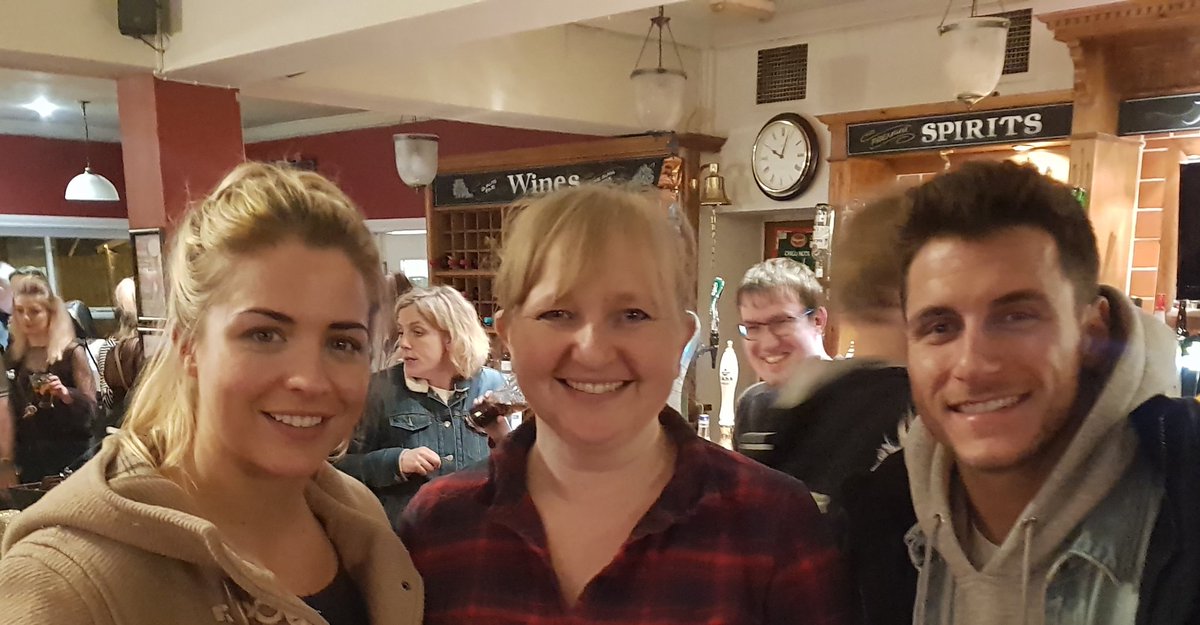 CarolineRL1972's tweet photo. the lovely gemma and gorka @MissGAtkinson  @gorkamarquez1  thankyou for the pic @KenworthyShaun #cashforkids @KEY103 @Toolyboy https://t.co/sqEReeu3pB