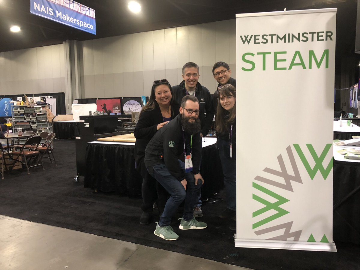 CFTjane's tweet photo. We're ready! Come visit us at #nais2018 &amp; gain new ideas to integrate STEAM @WestminsterATL @centerteach https://t.co/boamu2UF8m