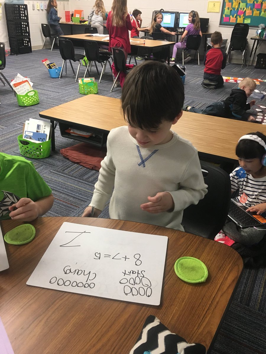 TeachingJenn's tweet image. When you see them using the language and strategies from the mini lesson in the small group word problem session! ☺️😍🎉🙌🏻👏🏻💚 #guidedmathgroups #wordproblemstrategies #MESrocks