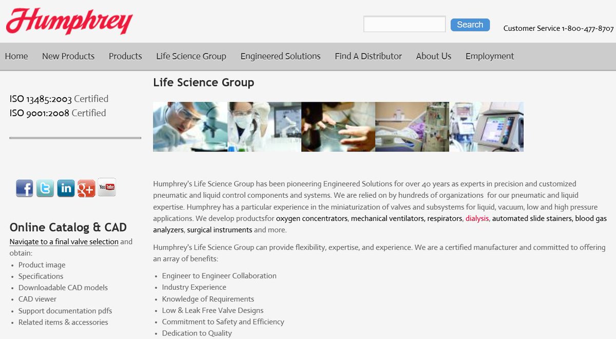 HumphreyProduct's tweet photo. Take a look at Humphrey Products Life Science Group! 

#LifeSciences #Medical #medicaldevice #MedTech #meddevice #oxygen #dialysis #slidestainer #fluidpower #pneumatics #research 
 
https://t.co/UBP0mW7s9Z https://t.co/9XjLC0iIG6