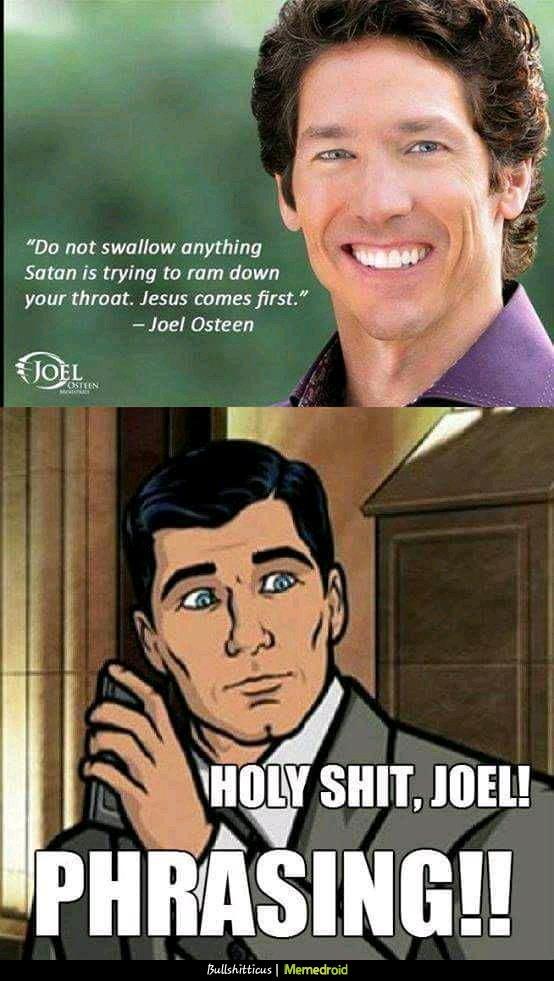 Chad_T_Douglas's tweet photo. I'm a little disturebed at my good friend @JoelOsteen for such comments. #phrasing #jesuscomesfirst #quotes #lifecoach #motivation #inuendo #dirtymind #teamctdouglas https://t.co/i5SJTCMPbK
