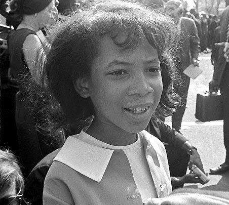 8-year-old Sheyann Webb was the smallest freedom fighter to march across the Edmund Pettus Bridge this day March 7, 1965.

Despite witnessing the horrors of “Bloody Sunday,” she courageously returned just two weeks later to complete the march from Selma to Montgomery.
