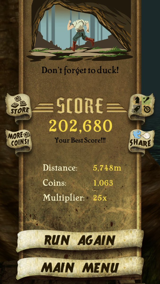 matthewspires's tweet photo. Yeah fortnite is cool but have y’all heard of temple run? https://t.co/vgJ6mrSjgM