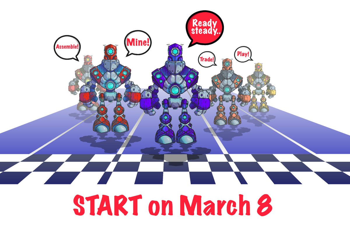 Robotscrypto's tweet photo. Be among the first! ↪️ https://t.co/9oB4Wmpf8S
#Robotscrypto #Cryptocurrency #blockchain #Ethereum #cryptogames https://t.co/64IBl5odxT