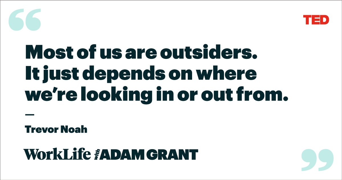 AdamMGrant's tweet image. To diversify your team, it's not enough to attract applicants with different backgrounds. You also need evaluators who see value in diversity—otherwise, they'll favor people who are similar to them.
#WorkLife with @Trevornoah @TheDailyShow: itunes.apple.com/us/podcast/cre…